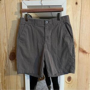 Apt. 9 Flat Front Shorts Grey Pockets